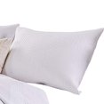 thumbnail image 3 of Benjara BM226407 Microfiber Quilt Set with Geometric Print, White - Full Size - 3 Piece, 3 of 5