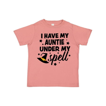 

Inktastic I Have My Auntie Under My Spell with Cute Witch Hat Gift Toddler Boy or Toddler Girl T-Shirt