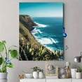 thumbnail image 4 of Ocean Coastline Canvas Wall Art， Perfect for Living Room， Bedroom， Office， Bathroom， and Hotel Decoration., 4 of 8