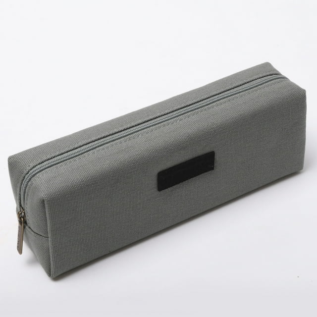 Injueey Estuche para lápices con forma de Squard, estuche con cierre de cremallera, organizador de almacenamiento de papelería para cartulina Verde