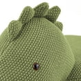thumbnail image 3 of Kvell Kids Dinosaur Knitted Upholstery Foot Stool, Green, 3 of 7
