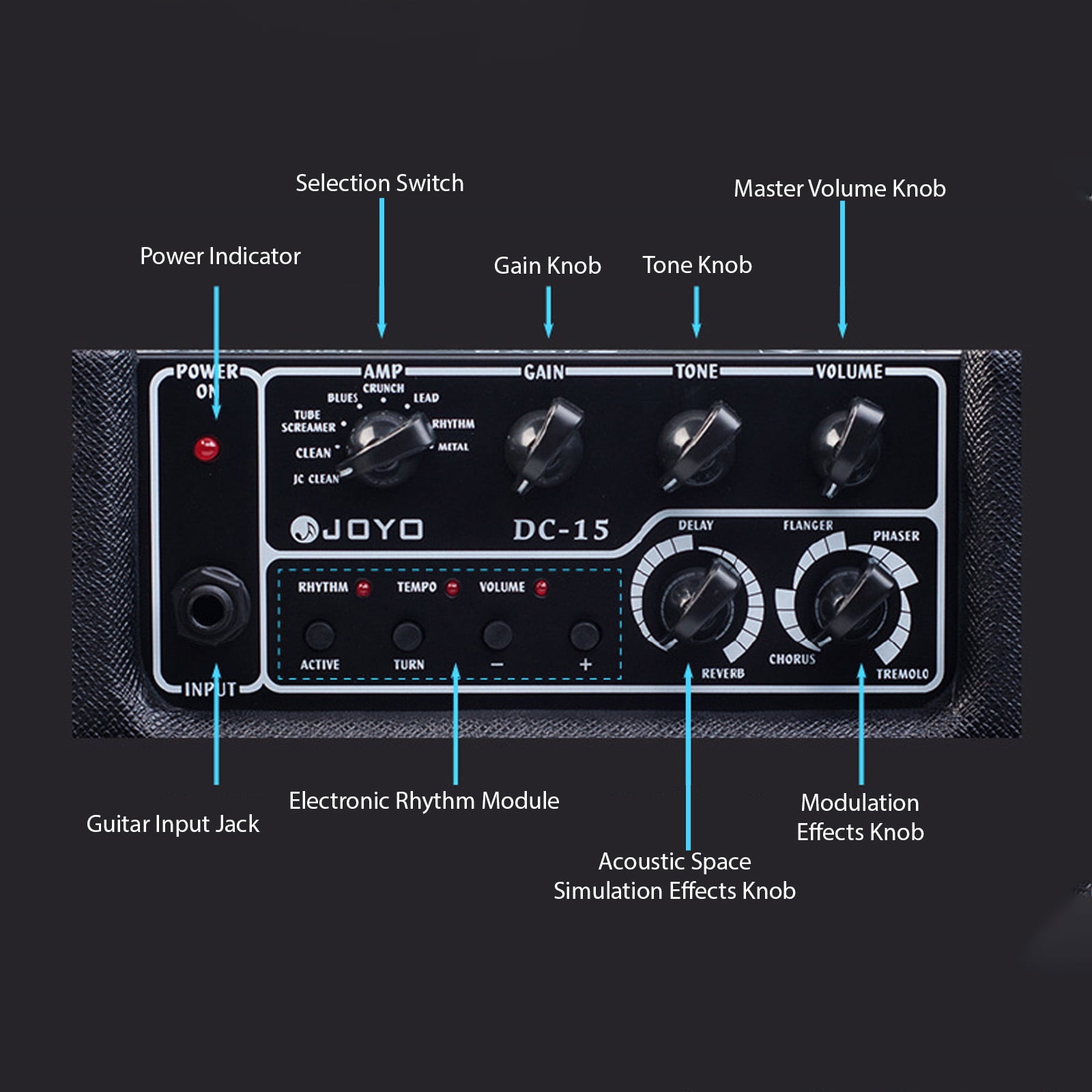 Nishore Loudspeaker Box,8 Amplifier Tones 36 Drum Portable Amp 15w Delay Amp 8 Amplifier Speak Tones 36 Drum Rusuo Cousopo Amp Portable Siuke Qisuo Amp Amplifier Amp Portable Amp Amplifier Hxber
