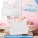 thumbnail image 1 of Minnieouse 2 pack/lote sujetadores de verano para niñas sujetadores de entrenamiento elásticos cómodos y transpirables ropa interior Ropa interior Blanco 2 piezas, 1 of 6