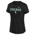 thumbnail image 2 of Girls Youth Black Chicago White Sox Let's Go T-Shirt, 2 of 3
