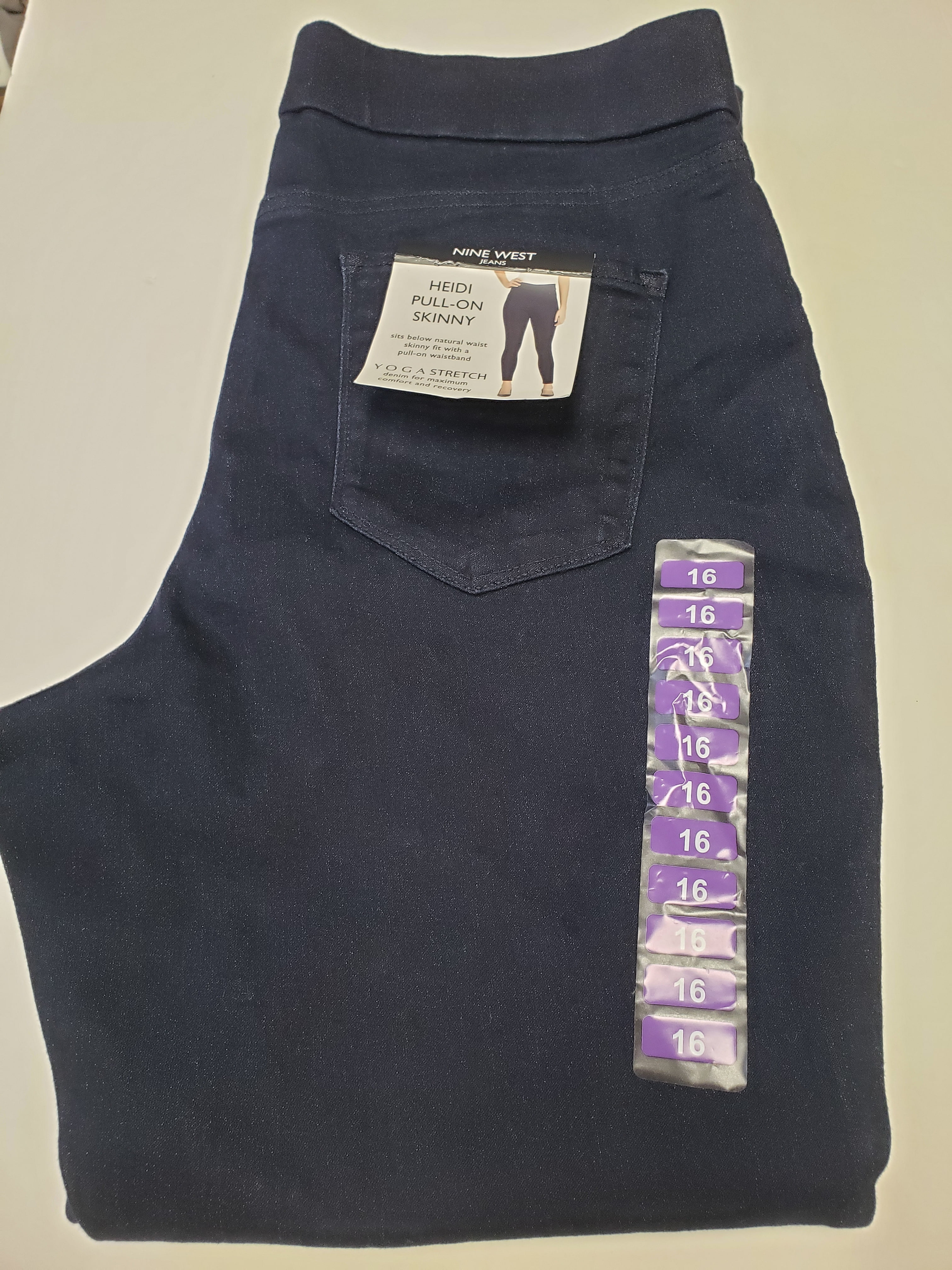nine west heidi pull on skinny jeans