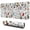 Multicolor Christmas Pattern, variant on Long Mouse Pads for Desk,Multicolor Christmas Tree Pattern Desk Mats on Top Of Desks, Desk Mouse Pad Extra Large with 3mm Non-Slip Base and Stitched Edge for Gaming,Office,Work,Home 31.5x11.8in