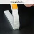 thumbnail image 3 of Weather Stripping Door Seal Strip, Strong Adhesive, Weatherproof, Reduce Noise, Gap Filler, Foam Insulation Tape for Doors and Windows, White, 1 in x 1/4 in x 13 Ft, 3 of 13