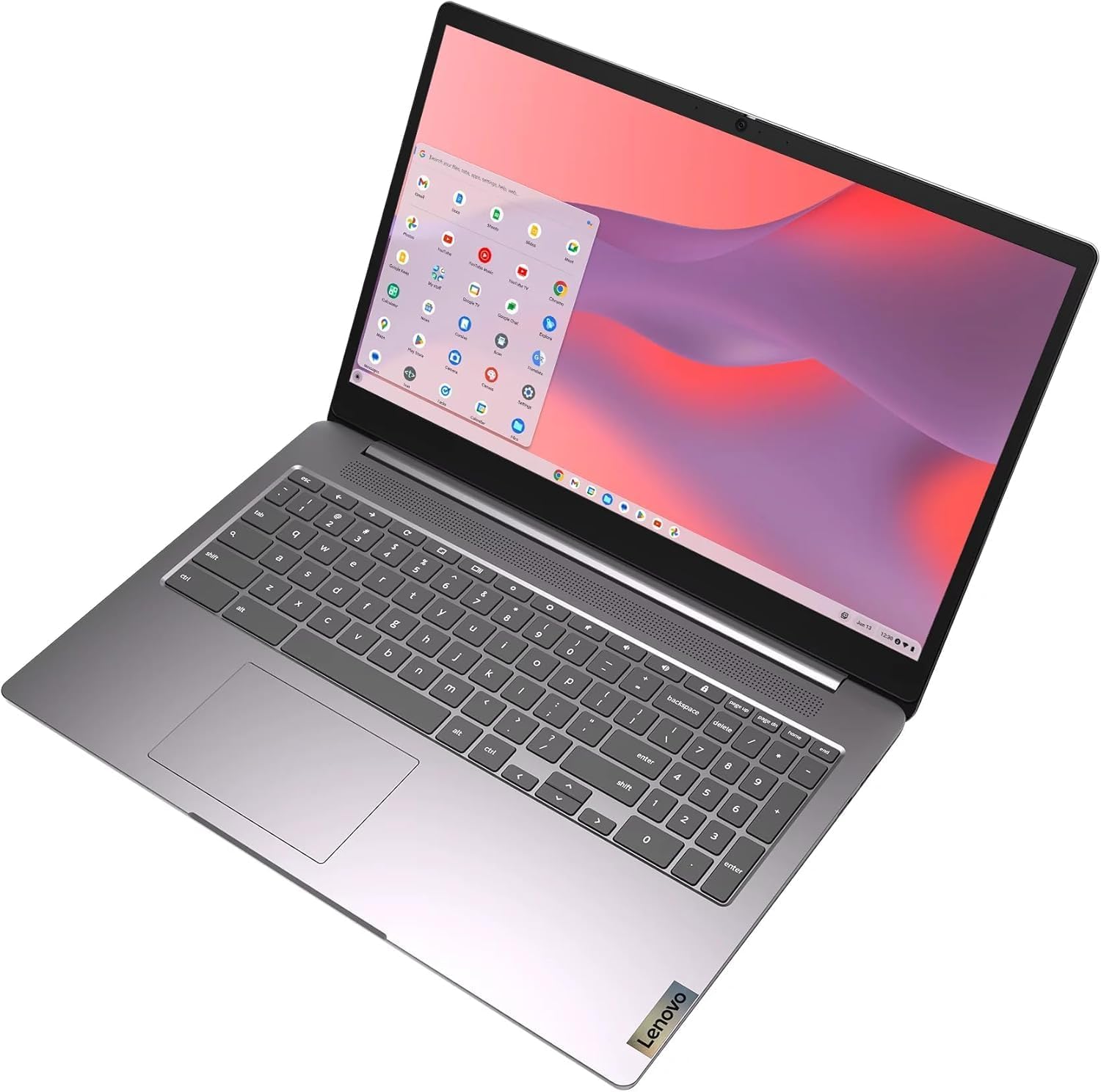 Lenovo IdeaPad 3i Chromebook 15.6" FHD Laptop, Intel Celeron N4500, 4GB Memory, 64GB eMMC + 128GB Memory Card Storage, Chrome OS, Artic Grey with Mazepoly Accessories