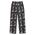 thumbnail image 2 of Wobogo Cat with Colored Glasses Long Pajama Pants Bottoms Soft Sleepwear with Pockets, 2 of 9