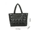 thumbnail image 3 of Hfyihgf Puffer Tote Bag for Women Quilted Puffy Handbag Lightweight Winter Down Cotton Padded Shoulder Bag Down Padding, 3 of 7