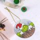 thumbnail image 5 of Adorno navideño colgante Grin-Ch para árbol de Navidad: adornos colgantes de cerámica para fiestas: ideas para regalar adornos navideños, 5 of 8
