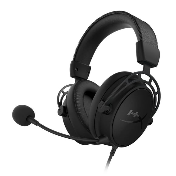 HyperX Cloud Alpha S - Casque de Jeu PC, Son Surround 7.1, Basses Réglables, Haut-Parleurs à Double Chambre, Mixeur de Chat, Similicuir Respirant, Mousse à Mémoire de Forme et Réduction de Bruit