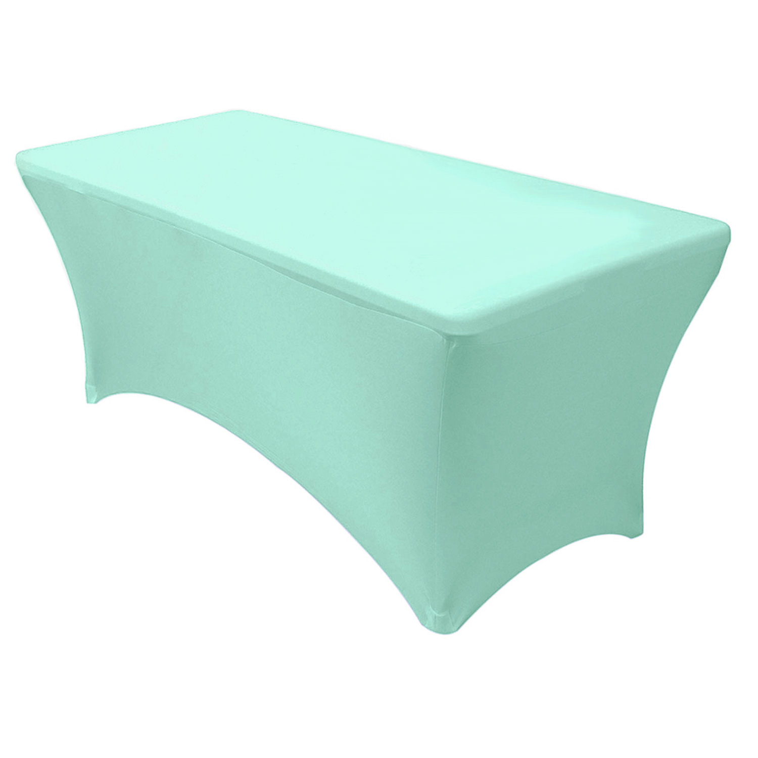 Stretch Spandex 6 ft Rectangular Table Cover Tiffany