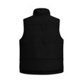 thumbnail image 6 of DISKEBUISS Women's Sherpa Lined Puffer Vest Stand Collar Full Zip Quilted Gilet with Pockets for Fall Winter, 6 of 8