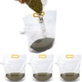 thumbnail image 1 of xianlin-4-Piece Cereal Storage Pouches(2.5L),Sealable Zip lock Cereal Storage Containers with Lids.Reusable Sealable Bags For Kitchen Organization Beans, Rice, Oatmeal, Grain, Flour, Barley., 1 of 4