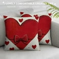 thumbnail image 3 of PHYHOO  Valentines Day Pillow Covers ,Love Heart Decorations Holiday Farmhouse Decorative Pillow Case Decor for Sofa Couch, 3 of 5