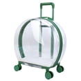 thumbnail image 2 of Maleta con ruedas para mascotas, caja de burbujas perros, cápsu ligera con rueda silenciosa, bolsa de transporte , rayas rayas Colco Caja de la carretilla, 2 of 8