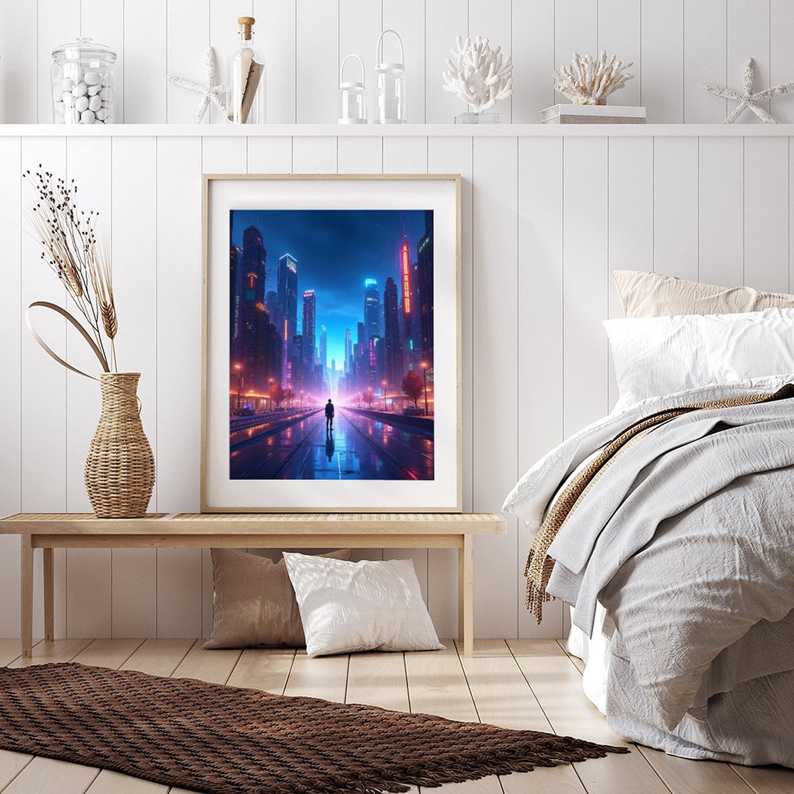 Diamond Art Kits for Adults - Cool Cyberpunk Cityscape Print No.81 5D Frameless Dimond Painting Kit for Adults Beginner, Round Diamond Kits for Home Wall Decor, Gift for Women