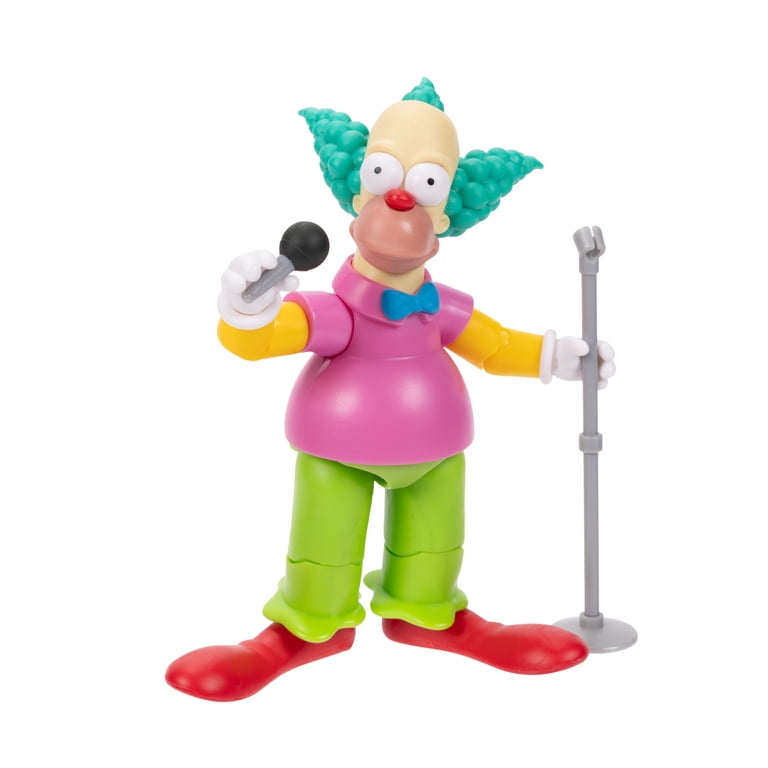 The Simpsons Krusty the Clown フィギュア The Simpsons 5 inch Krusty the Clown Action Figure with Accessory