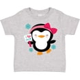 thumbnail image 3 of Inktastic Penguin Girl Snowflakes Girls Toddler T-Shirt, 3 of 5
