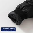 thumbnail image 4 of Winter Ready Middle Length Coat For Boys And Girls Breathable Cotton Filled Insulation Flexible Movement Comfort Navy blue 90cm, 4 of 5