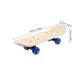 thumbnail image 2 of Tabla de skate en blanco, tabla de skate sin terminar, tabla de skate de madera de 7 capas, tabla de skate de doble cola para pintura artística, reemplazo para decoración del hogar, 2 of 7