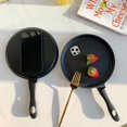 thumbnail image 4 of Creative Frying Pan Phone Case, Saucepan Case for iPhone 16 15 14 13 12 11 Pro Max Plus 3D Creative Funny Phone Cover, 3D Frying Pan Phone Case Compatible, 4 of 7