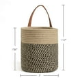 thumbnail image 5 of ZZ 2pack Jute Rope Hanging Basket - 7.87" x 7" Small Woven Fern Wall Hanging Basket Flower Plants, 5 of 8