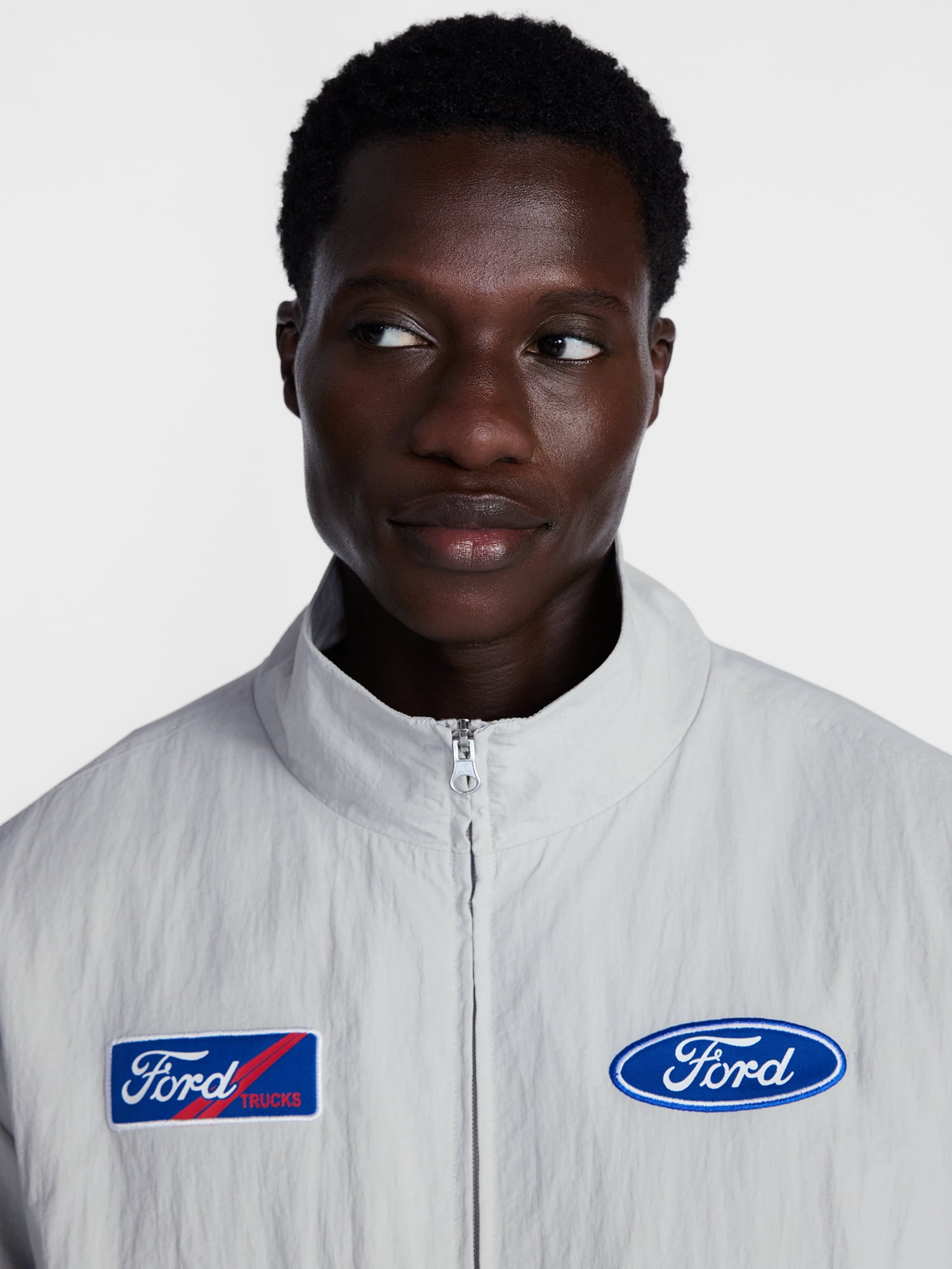 Ford Men's Graphic Windbreaker Jacket with Long Sleeves, Sizes S-3XL