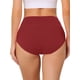 thumbnail image 3 of BRAGAS ALTAS CURVY GLAM para el Día de la Madre, Control de Abdomen, Color Sólido, Cobertura Total, Talla XL, Burdeos, 3 of 4