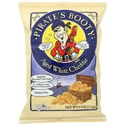 Pirate's Booty Puffs, Aged White Cheddar, 4 oz, Pack Of 12