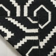 thumbnail image 4 of Safavieh Dhurries Bianca Geometric Area Rug, Black/Ivory, 3' x 5', 4 of 8