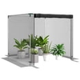 thumbnail image 1 of Outsunny 4' x 4' Plant Protection Tent Crop Cage with Door, Black, 1 of 10