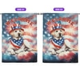 thumbnail image 2 of Labrador Retriever Patriotic Welcome for 4Th of July Independence Day House Flag 28x40in Double Sided Lab Dog Lover Gifts Outdoor Decor - 00010, 2 of 5