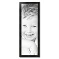 thumbnail image 2 of ArtToFrames 14" x 43" Honors Black with Silver Picture Frame, 14x43 inch Black Wood Poster Frame (WOM-5157), 2 of 7
