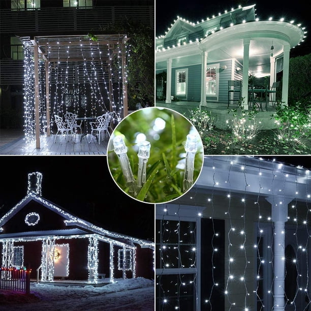 Guirlande lumineuse arbre LED extérieure 300 LED blanc chaud 3000K PRO