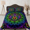thumbnail image 1 of Mandala Psicodélico Funda Nórdica Juego de Cama Hippie Full, Queen, King, Preppy, 1 of 4
