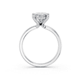 thumbnail image 4 of KEEVA JEWELS 3.00 Carat Radiant Cut Hidden Halo Moissanite Engagement Ring for Women, Made in White Gold Plated Silver Size 9.5, 4 of 7