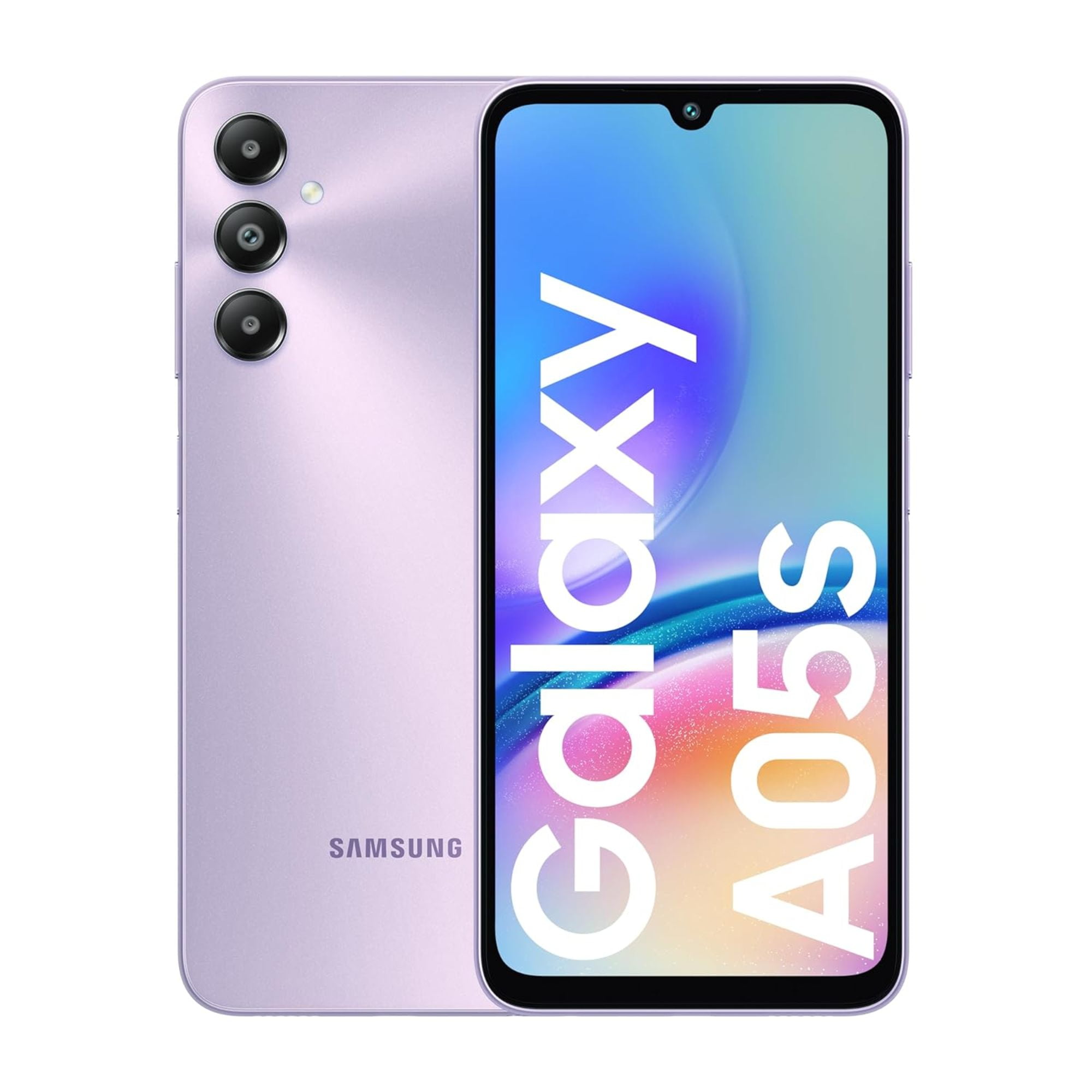 Samsung Galaxy A05s 4G GSM, Dual SIM, GSM Unlocked (No CDMA) 6.7" Smartphone, (International Version) 128GB + 4GB (Light Violet)