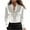 #0164-White, variant on Uootdi Women's Silk Blouses Long Sleeve Bow Tie Neck Button Down Shirts Elegant Vintage Satin Gift Blouse Casual Dressy Busines s Tops