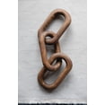 thumbnail image 4 of Cadena de 3 eslabones de madera recuperada Natural Co-Op Creative Co-Op, 4 of 5