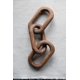 thumbnail image 4 of Cadena de 3 eslabones de madera recuperada Natural Co-Op Creative Co-Op, 4 of 5