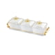 thumbnail image 1 of Bandeja de plástico para refrigerios Strade Fareast Limited Bandeja para servir frutas con tapa de plástico 12,40 pulgadas x 3,74 pulgadas x 3,74 pulgadas Transparente, 1 of 8