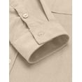 thumbnail image 5 of COOFANDY Mens Knit Polo Shirts Long Sleeve Casual Polo Sweaters Shirt Waffle Textured Collared Sweater Black XL, 5 of 5