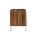 thumbnail image 3 of ACME Furniture Table de Chevet Sterret en Argent et Noyer, 3 of 4