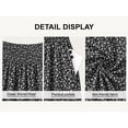 thumbnail image 3 of Enmain Flowy Maxi Skirt for Women Floral Pleated High Waist Drawstring Tiered Skirts with Pockets, 3 of 8