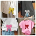 thumbnail image 4 of 8Pcs Glitter Bow Iron on Patches, Cute Large Bowknot Repair Decoration Paches, Bow Sew on Embroidered Applique for Backpacks, Jackets, Jeans - Multicolor 3, 4 of 6