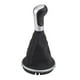 thumbnail image 2 of Pomo de palanca de cambios BuyWeek para Skoda Fabia M Roomster Negro 5 velocidades, 2 of 9