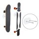 thumbnail image 1 of Soporte de pared para monopatín, gancho vertical, Longboard, esquí, tablas de surf, cubiertas, exhibición, sala de estar, soporte de pared para el hog Blanco 1PC Macarena estante de exhibición del monopatín, 1 of 8