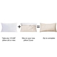 thumbnail image 5 of Home Soft Things Textured Velvet 2 Piece Pillow Shell Set - Gardenia - 14" x 26", 5 of 5
